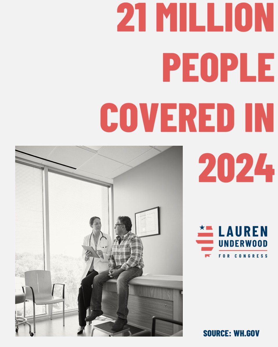 A historic 21 million people have enrolled in ACA marketplaces this year. My Health Care Affordability Act lowered costs and led to record low rates of individuals who do not have health care coverage. I will continue to fight for the people of IL-14's health and well-being.