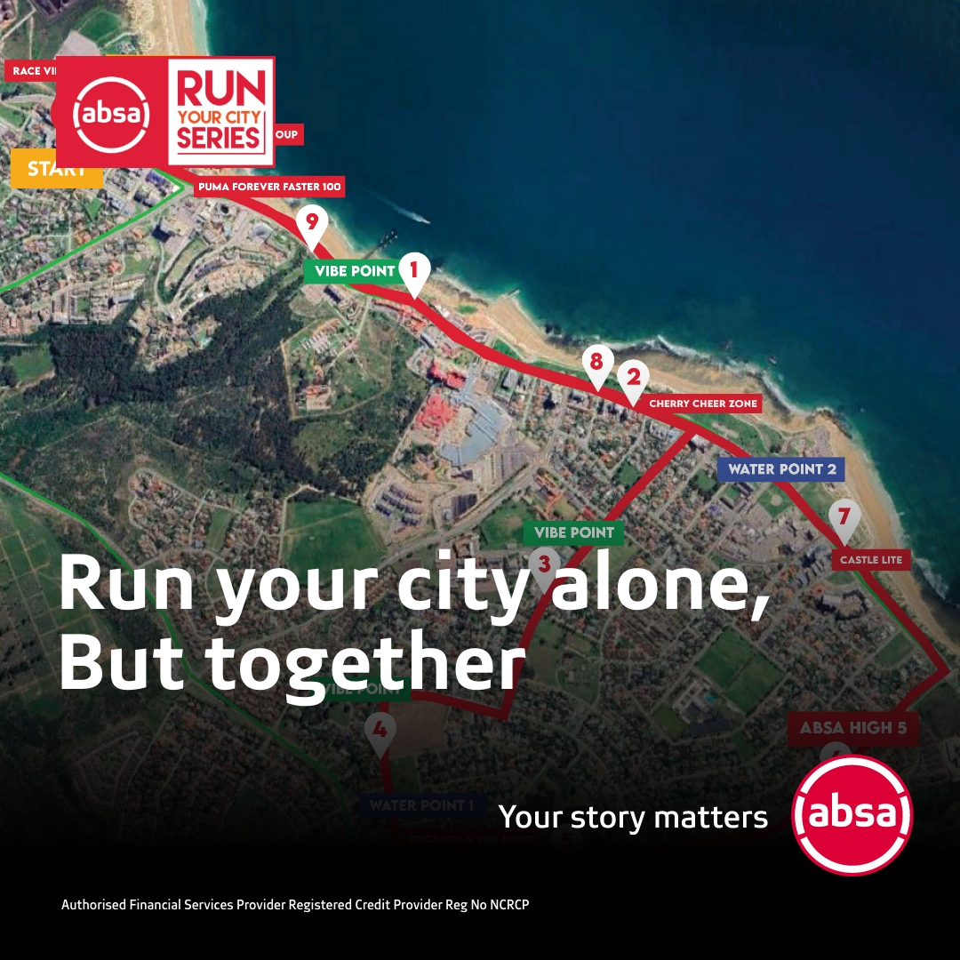 Attention all runners! The countdown for #AbsaRunYourCity Gqeberha is on! Absa will donate R1 for every kilometre covered, so the further you go, the more you'll help uplift the community. Runners unite on Strava for updates brnw.ch/21wIven. #YourStoryMatters