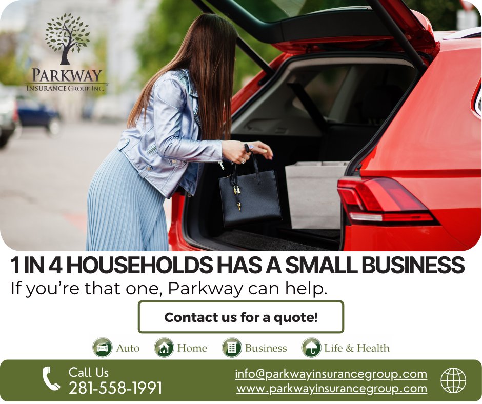 If you or a friend own a small business, we’re here for you! Ask us about Parkway's Commercial insurance today. Your peace of mind is our top priority! 🛡️ #smallbusiness, #needcommercialauto, #commercialauto #commercialinsurance 💼