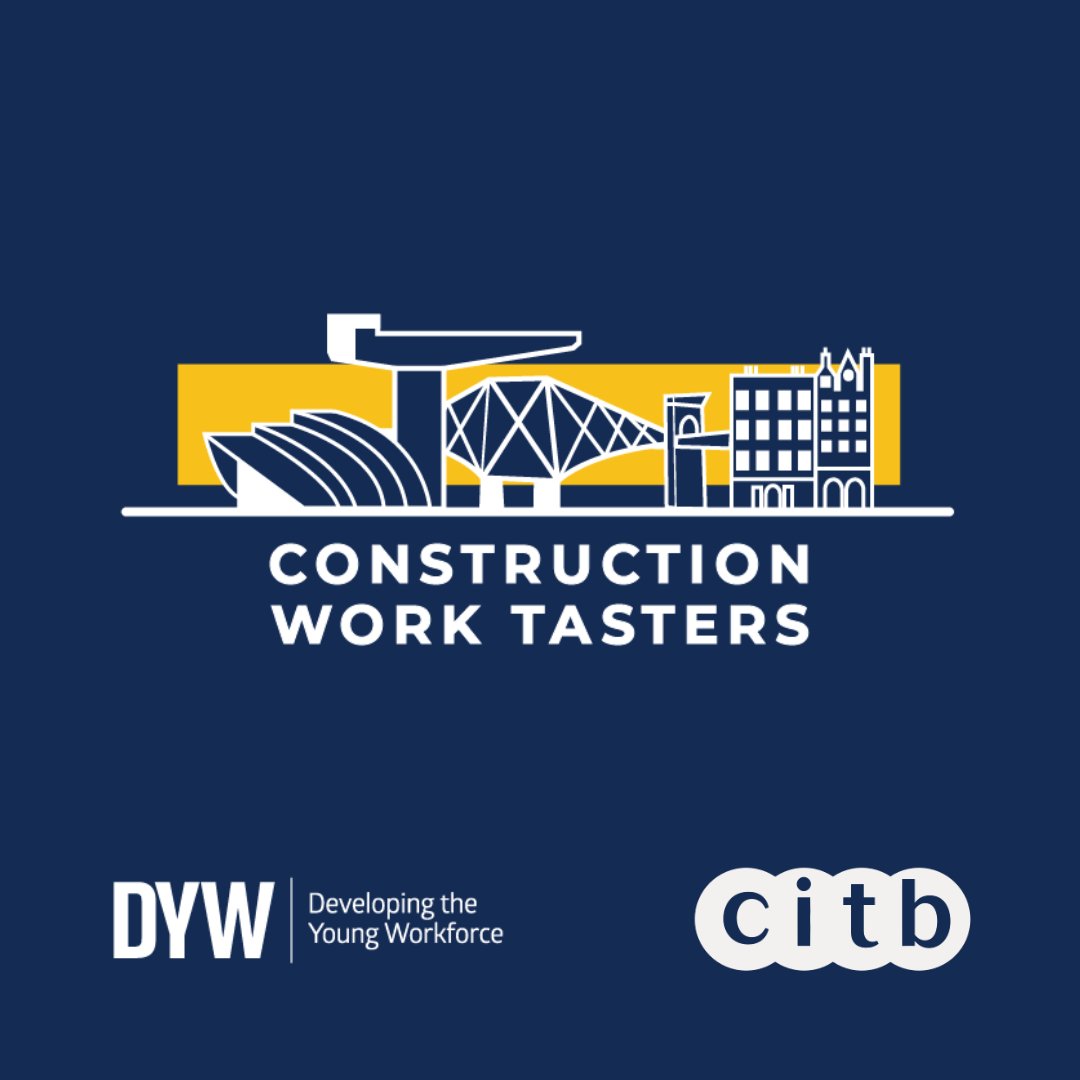 Work Tasters make it easier to connect with young people and introduce them to the construction sector, its vacancies and career paths. Visit worktasters.scot to learn more and get involved. #Construction #WorkTasters #DYW