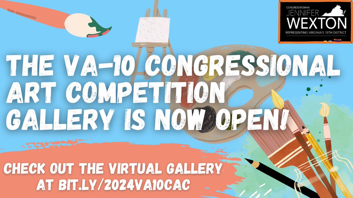 I'm so impressed by the remarkable creativity and talent that #VA10 students put into their pieces for this year's Congressional Art Competition! You can check out a virtual gallery of the nearly 100 drawings, paintings, photos, graphics, and more here ⬇️ flickr.com/photos/1466117…