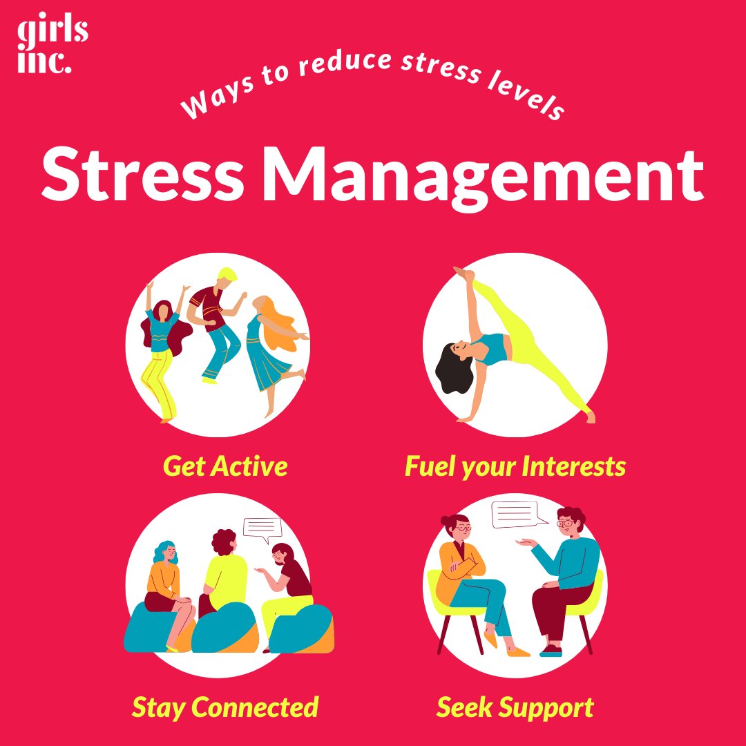 At Girls Inc., we recognize the importance of managing stress for girls’ mental health & well-being. This National #StressAwarenessMonth, we are here to remind girls that handling stress in a healthy way is key in having a healthy body & mind. #strongsmartbold