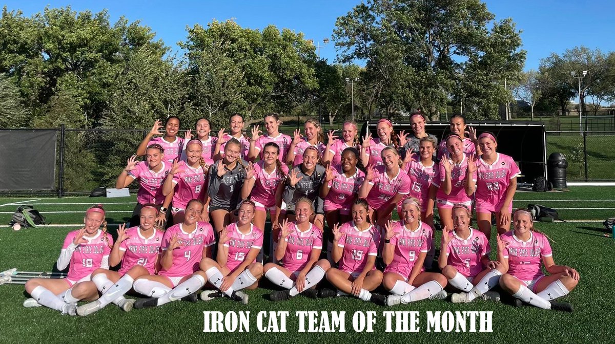 Last but certainly not least, introducing your IRON CAT TEAM OF THE MONTH‼️⚡️💪