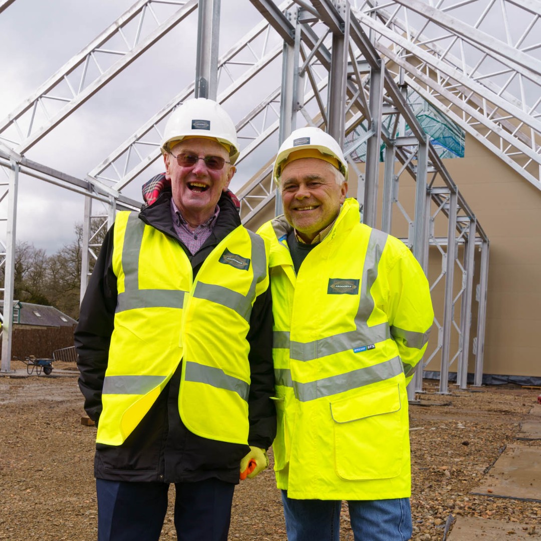 Two whisky legends on site last week - our first Chairman Willie Phillips and our Master Whisky Maker Max McFarlane. Willie's oft-repeated mantra 'it's what's in the bottle that counts' is the cornerstone of all we do at Ardgowan Distillery - quality is key.