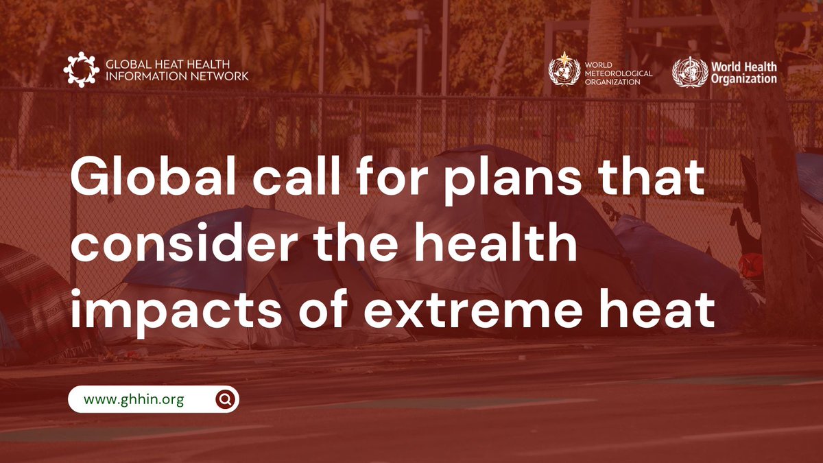 📢 Call for Heat Action Plans To build our global inventory and better understand evolving #heathealth governance, we're partnering with @WHO & @HIGHhorizons_EU to analyze existing plans: where they are, who they protect, and how. Submit yours today! ghhin.org/news/global-ca…