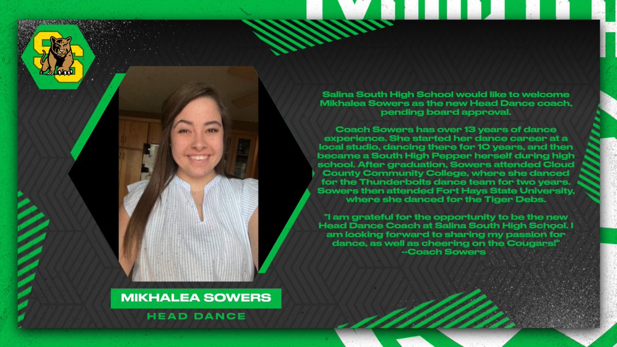 Welcome Coach Sowers!