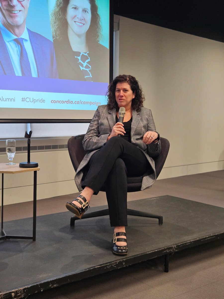 The Auditor General Karen Hogan had a great time speaking at her alma mater, @Concordia University, this week. She talked about her career, and the role transparency and accountability play in upholding democracy.