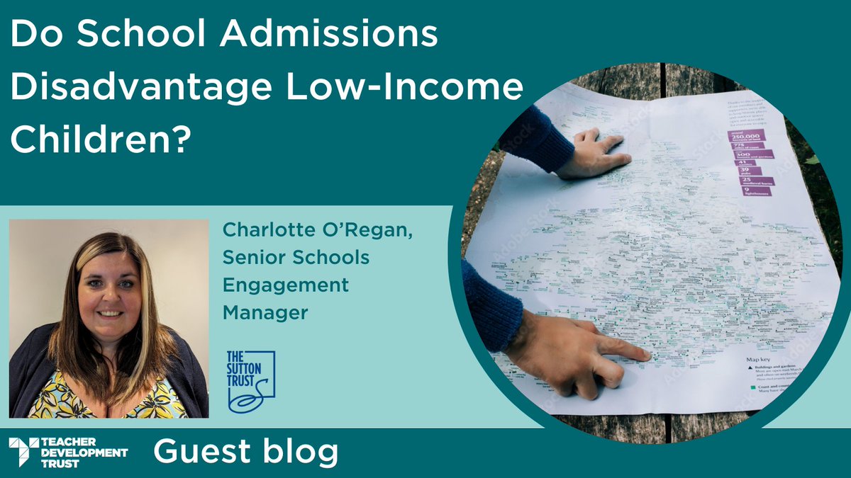 In our most recent guest blog @ReganCharley, Senior Schools Engagement Manager at @SuttonTrust explores school admissions policy and the impact it's having on some of our most vulnerable children. With the launch of the @SuttonTrust's Fair School Admissions Pledge - could you be…