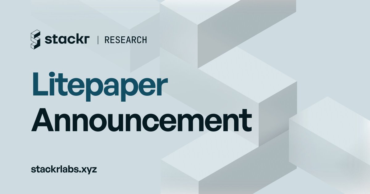 [ Litepaper Announcement ] ➡️ litepaper.stf.xyz In this paper, we delineate our approach to highlighting critical challenges in Ethereum scalability and shifting the paradigm for blockchain app development. Focusing on the philosophy and architectural implications of…