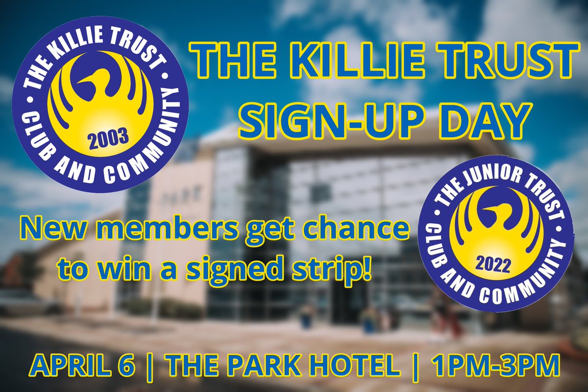 The perfect pre-match activity to a Killie win! 🙏 Come and sign up to The Killie Trust and join your fellow fans as a member! See you there! 💙