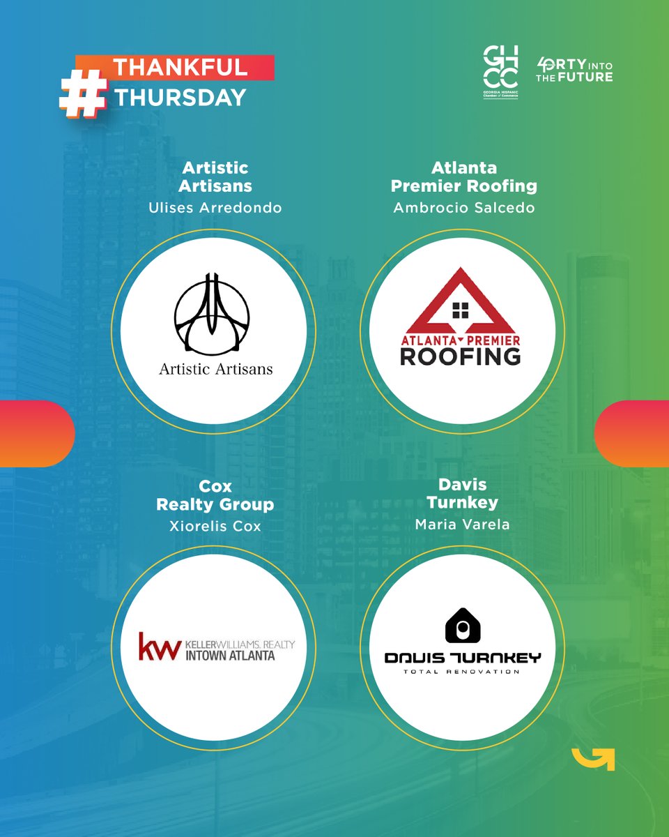 GHCC_news's tweet photo. 🌟 Thank you to all our new members who joined GHCC in March! 🌟 Your support strengthens our community and business ecosystem. Ready to elevate your network and opportunities? ⁣⁣

#GHCCYourChamber #GHCCTuCámara #Future40 #GHCCFamilia #NewMembers  #HispanicBusinessCommunity https://t.co/A0KmghpeOR
