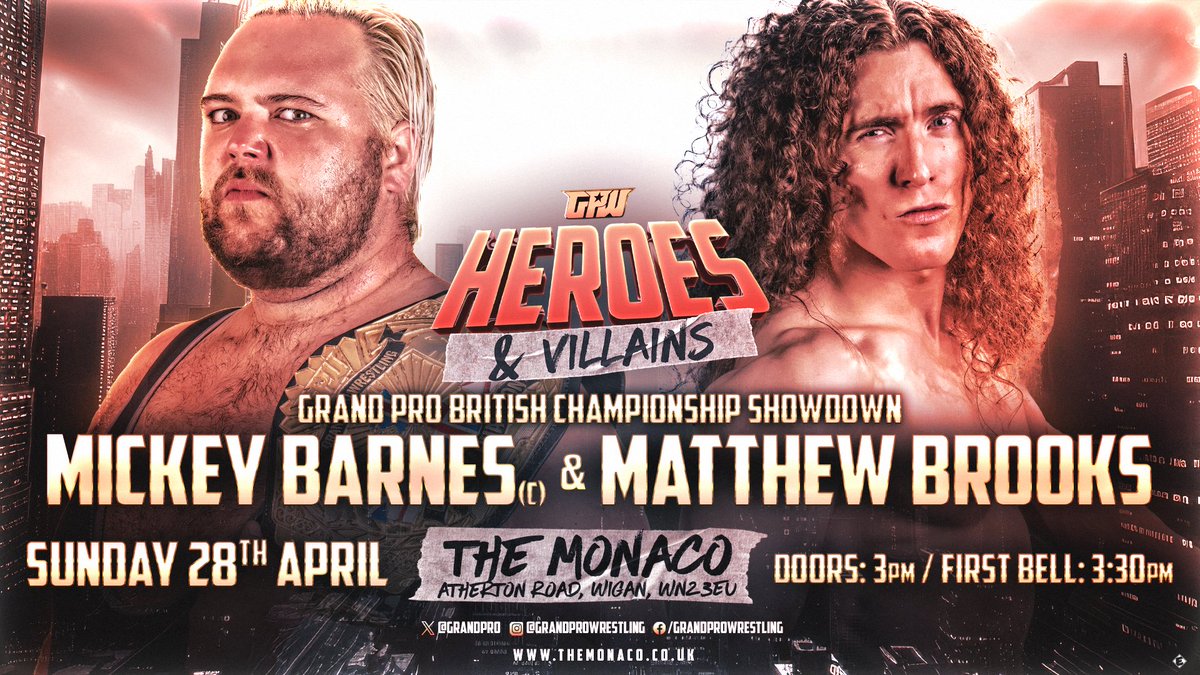 If you like PRO WRESTLING - you’re gona LOVE this one ❤️♥️💙💛 @TymonHelsby // @OperaMattB Apr 28th 🎟️🎫 skiddle.com/e/37267277