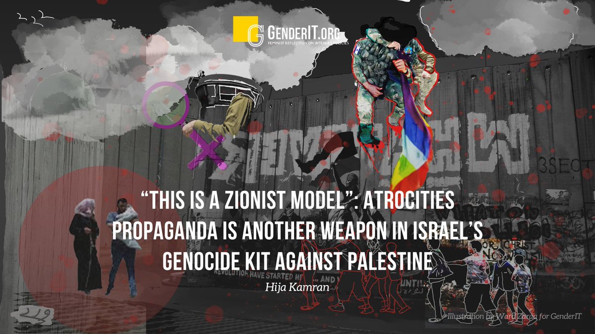 Together w @NOOR_Comms and @takebackthetech, we invited Palestinian feminist activists to discuss how Israeli propaganda machinery weaponises #GenderedDisinformation against Palestinians amidst genocide. They said, 'this is a zionist model.' Read more: genderit.org/feminist-talk/…