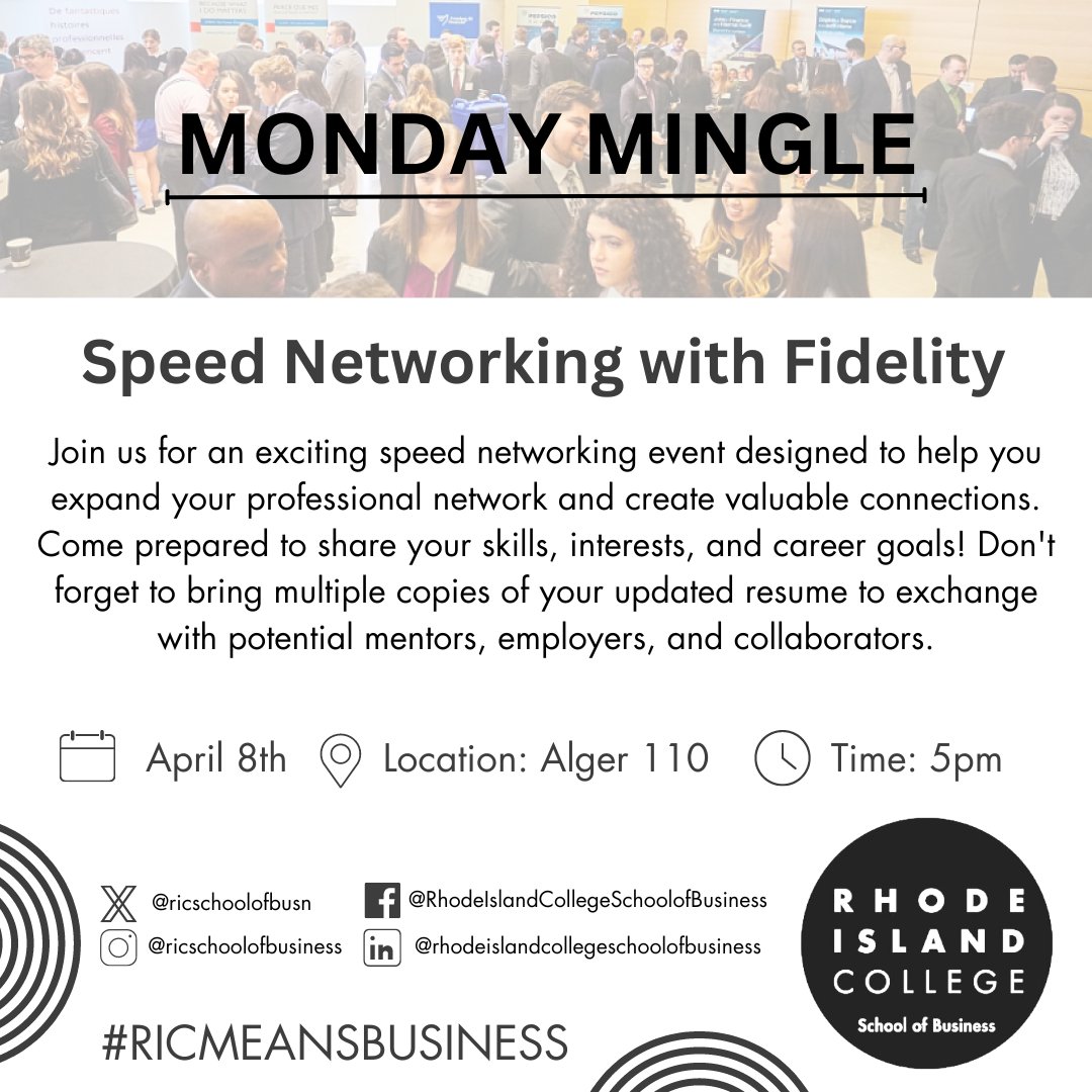 🌟 Attention all students! 🌟 Join us for an exciting Speed Networking Event with fidelity on April 8th at 5 PM! See you there! #SpeedNetworking #StudentEvent #NetworkingOpportunity'