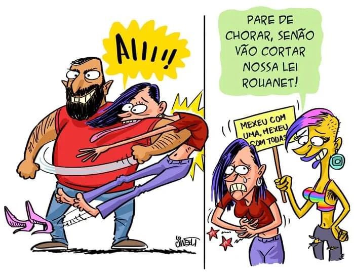 Não chore não… Senão acaba a Rouanet 
#LuladraoDesgracaEDestruicao #LulaLadrão #LulaGenocida