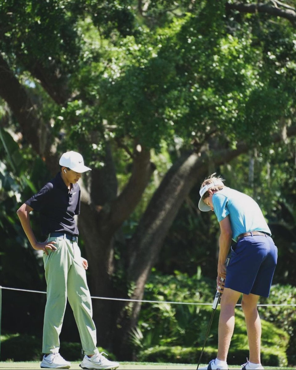 Swing into summer success with our Junior Golf Clinics & Camps. From mastering fundamentals to perfecting your putt, we've got your game covered. Juniors tee off on the path to greatness: bit.ly/3J3s2GM 📸 ronniegolftennis #Junior #Golf #Summer #Camp #Clinic