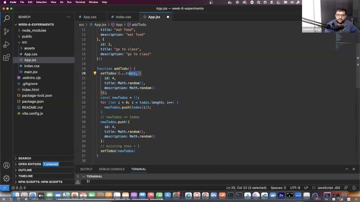 iota_xx's tweet image. Dived into React&apos;s depths in week 6 of #100xDevsCohort 
Explored topics like, React-returns
re-rendering
keys
wrapper components
and key hooks like useEffect 
useMemo
useCallback
and useRef, all backed by real-life examples.
#ReactDeepDive #LearningJourney 🚀