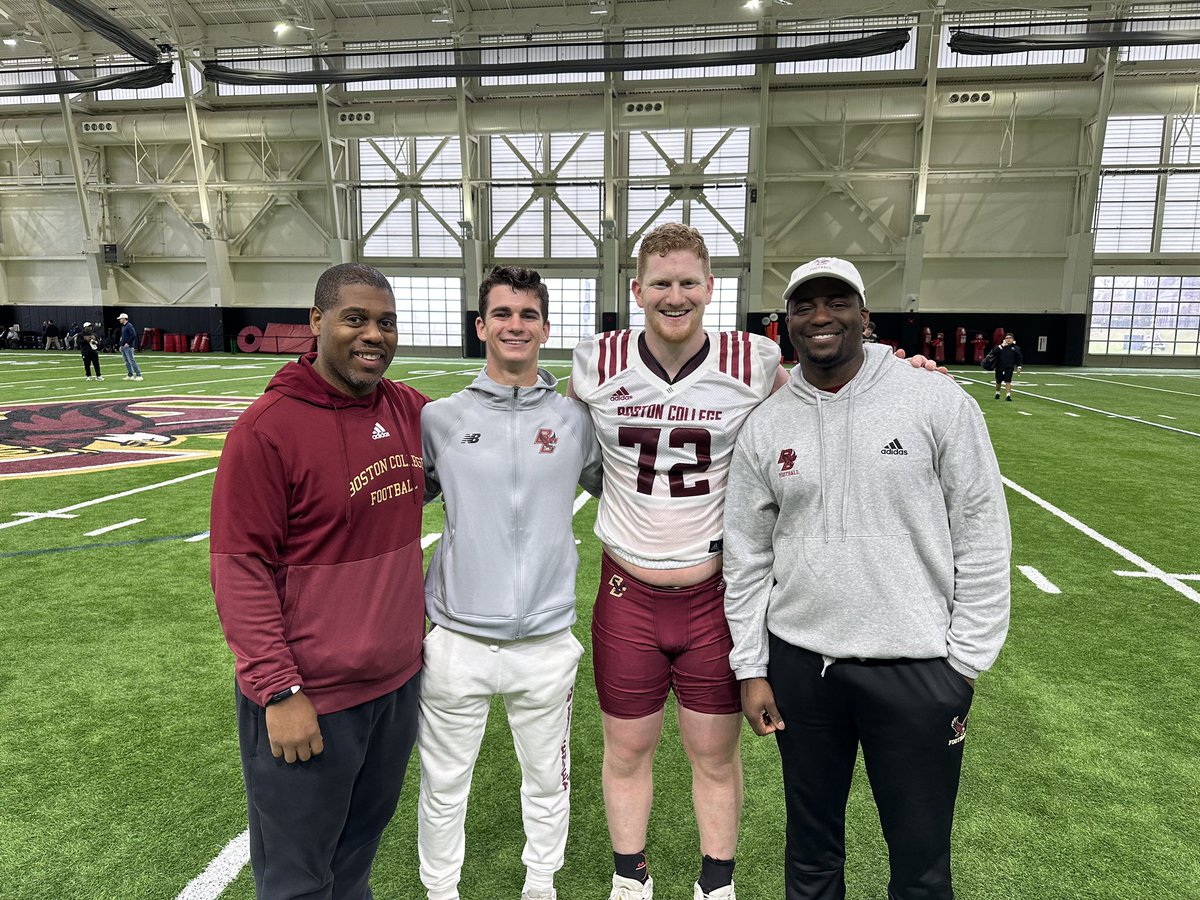 Had a great time @BCFootball today! Thanks @Coach_JDiBiaso for the invite. @_CoachBR