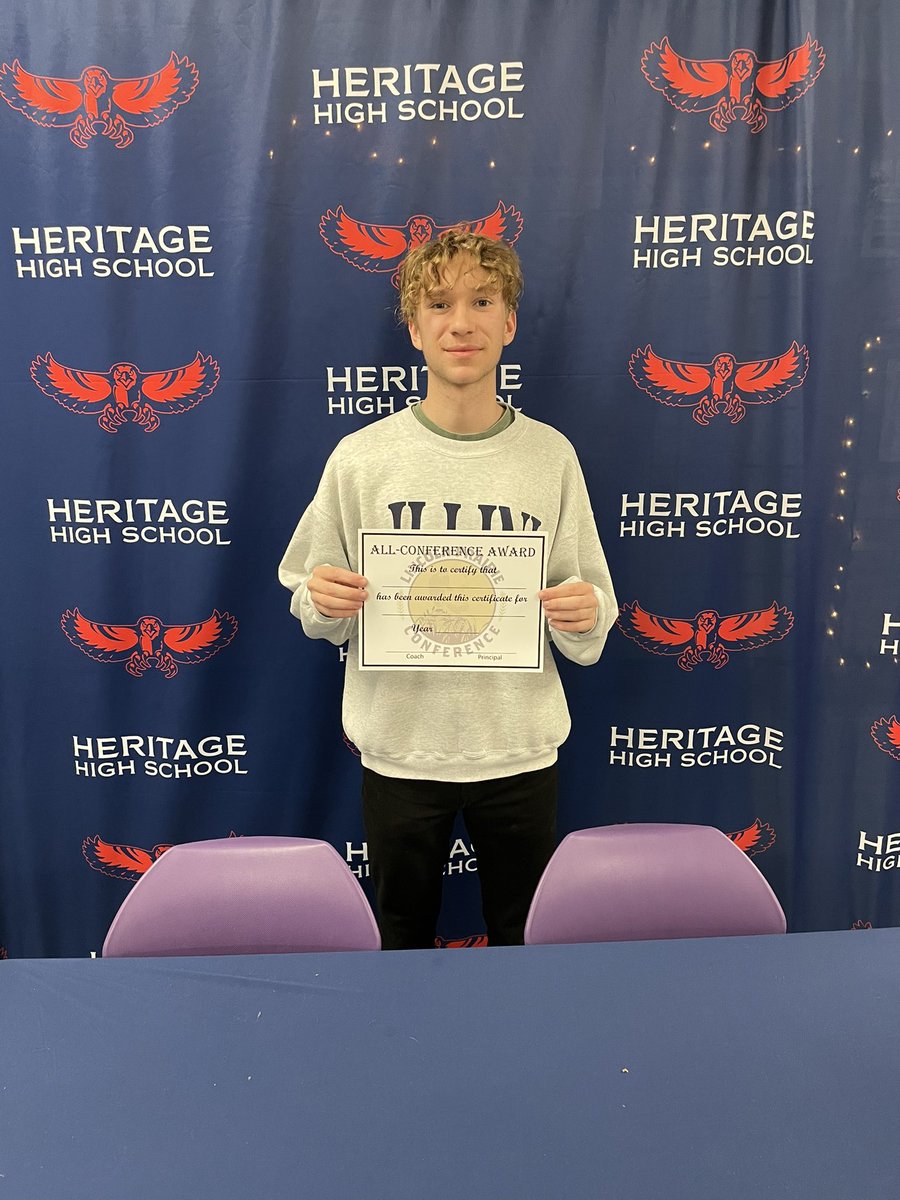 HeritageHighIL's tweet image. Congratulations to Aidan Ashbrook on finishing in the top 10 in tossups to earn LPC All Conference!