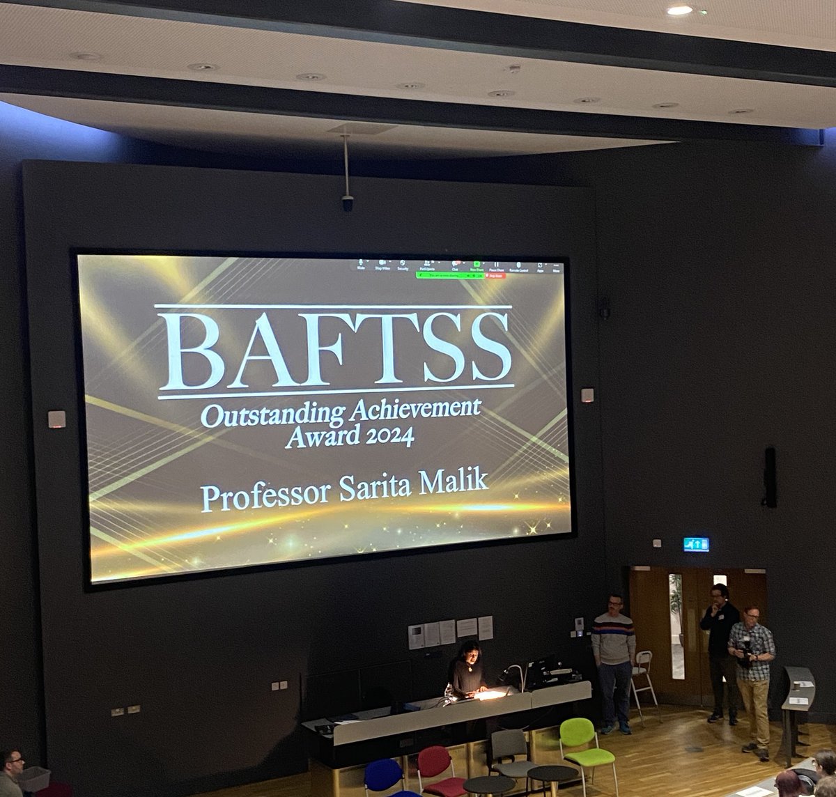 Congratulations Prof @_SaritaMalik on receiving BAFTSS Outstanding Achievement Award 2024 🥳🥳🥳