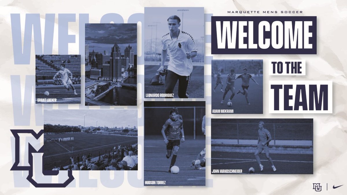 Got our guys ☑️ Welcome to the family! 

RELEASE: bit.ly/3VMgE9V

#WeAreMarquette