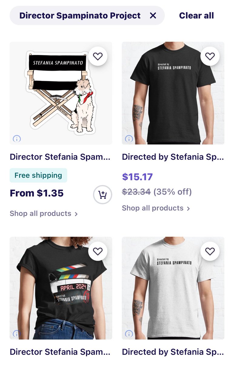 🎬 #DIRECTEDBYSTEFANIA GIVEAWAY 🎬 In 22-'23, only 22% of directors for scripted TV programs were women, so @spampistefania is joining a talented community of directors w/ her episode of Station 19 tonight. So, I'm giving away 3 T-SHIRTS to support & raise money for the…