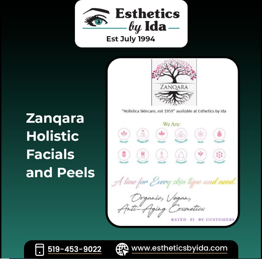 Zanqara Vegan Holistic Skincare, Est 1959, is made in Canada with, organic, natural ingredients,  #aesthetics #OrganicPeels #OrganicFacials #SkinCareRoutine #VeganSkinCare #SkinGoals #SkinCareProducts #SkinHealth #SkinRejuvenation #EstheticsbyIda