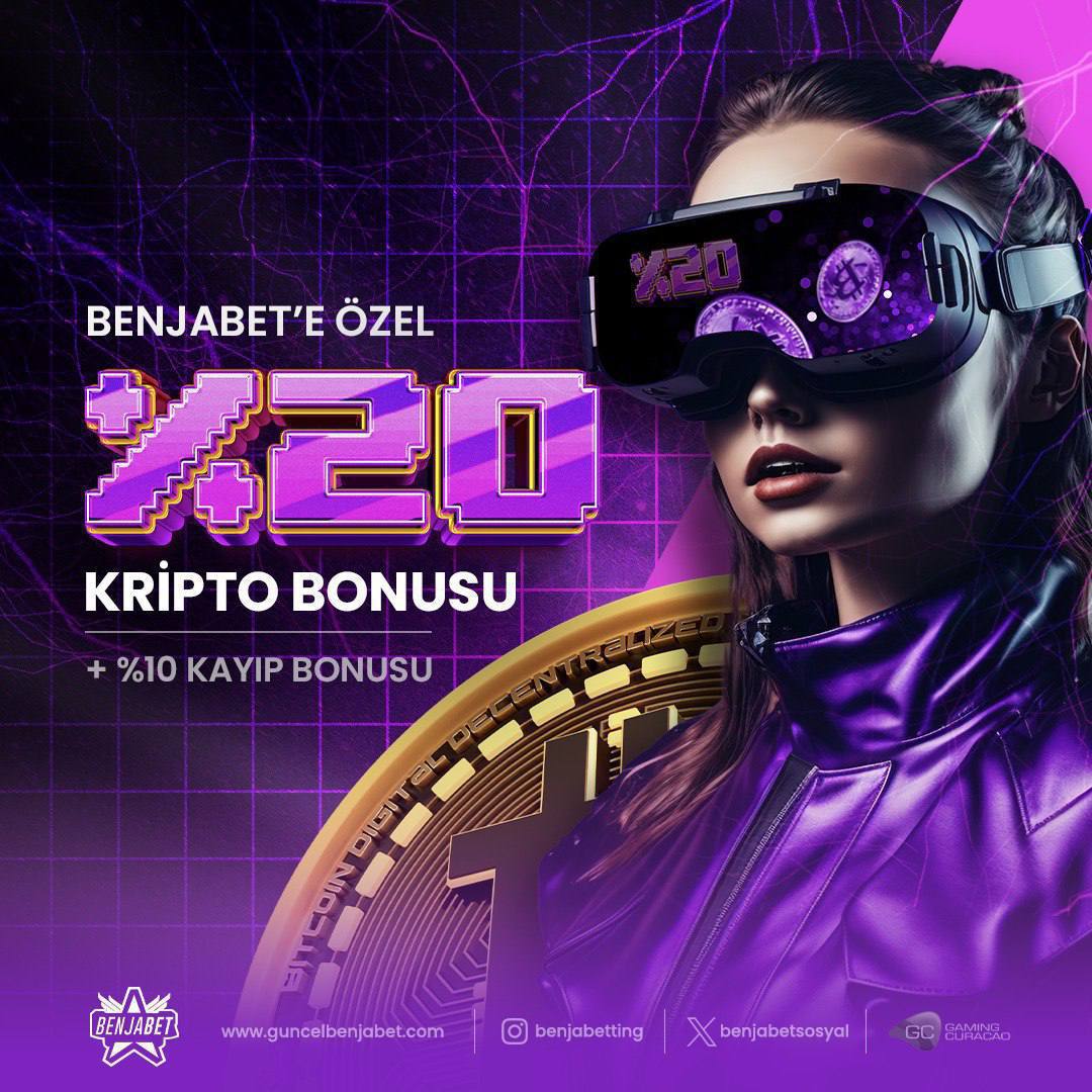 Benjabet’te Bonuslar Bitmez! 🪙 Yapacağınız Kripto yatırımlarınıza özel çevrimsiz %20 kripto ve %10 kayıp bonusu sizleri bekliyor. 🤗 Zengin bonus çeşitleri için adres; guncelbenjabet.com ✅