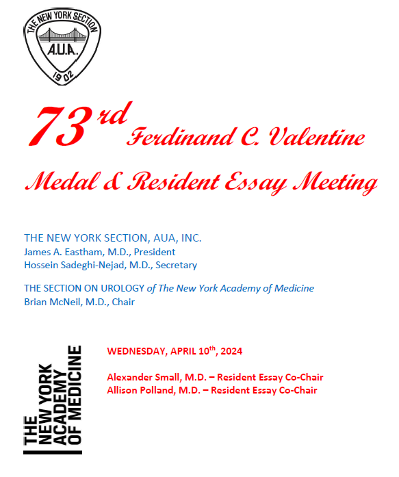 Can't wait to get back to NYC for the @NYSAUA Valentine meeting next week with my @UCSD_Urology superstar partners @JenAngerMD @JillC_Buckley ! Exceptional projects! Thanks @alexcsmall @allison_polland @GMBadalato @easthamja @Dr_Brian_McNeil for the opportunity! @awiner24