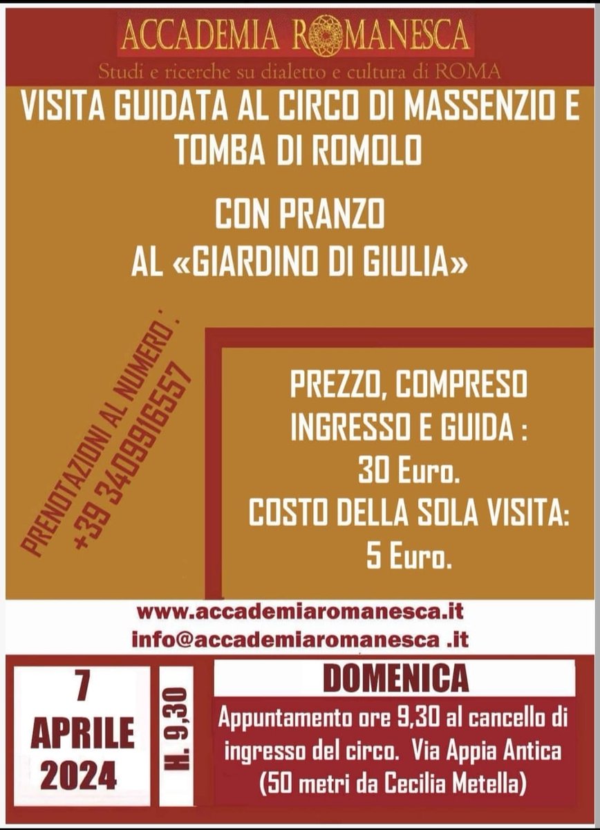 #accademiaromanesca
#roma #visitroma #turismoroma
📣 Ancora pochi posti disponibili ⤵️
