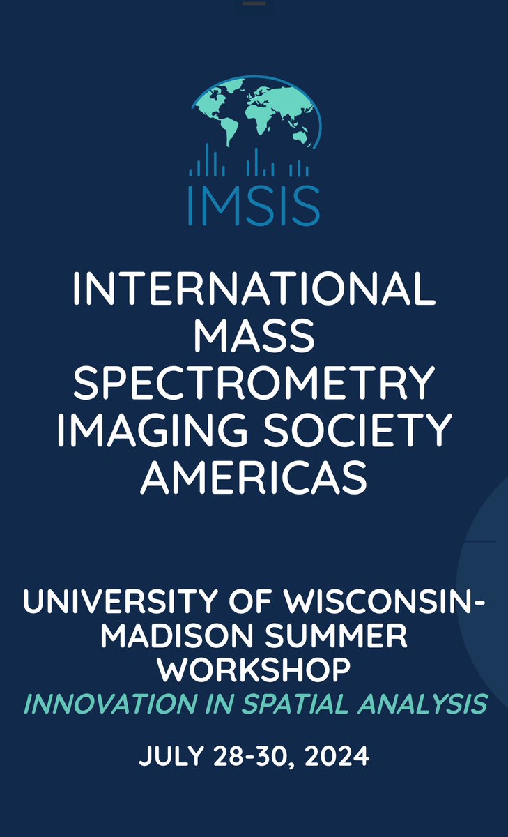 #MadisonSummerWorkshop Innovation in Spatial Analysis JULY 28-30, 2024: Registration and abstract submission will open soon! Check out here for more info: imsisamericas.org @UWMadison @LiResearch @LingjunLi2