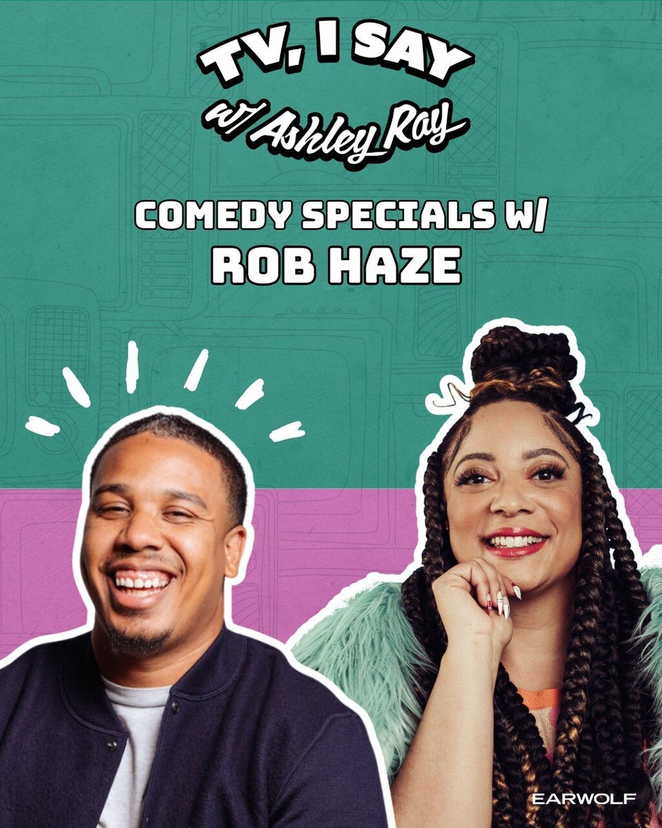This week on TV, I Say @robhaze joins @theashleyray to talk about his new stand up special Frontin', BMF, shows in the Power universe, Deal or No Deal Island, Meego, comedy specials and more. listen.earwolf.com/tvisay