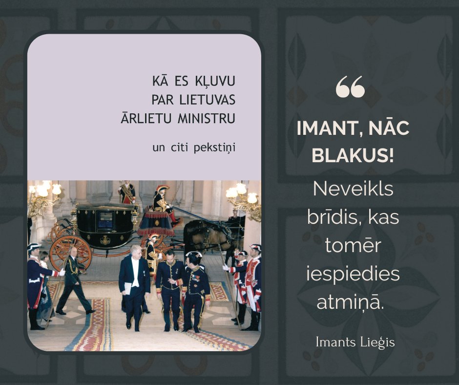 Kā es kļuvu par Lietuvas ārlietu ministru un citi pekstiņi. Autobiogrāfija apgadsmansards.lv/lv/book/634/ka…