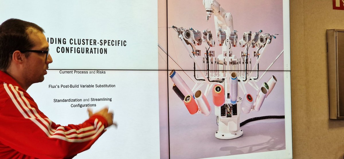 MadridDevops's tweet image. Hablando de conclusiones, aprendizaje y retos futuros para finalizar la primera charla del evento  #madrid_devops