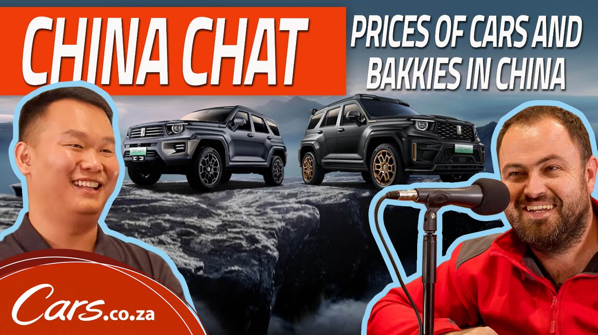 In this episode we look at a bunch of Chinese cars which might or should come to SA, car pricing in China vs SA and Chinese car naming conventions. I am thoroughly enjoying making this new series for @CarsSouthAfrica - China Chat with Rob Yao🏁 youtu.be/gb7I2P7YsaQ?si…