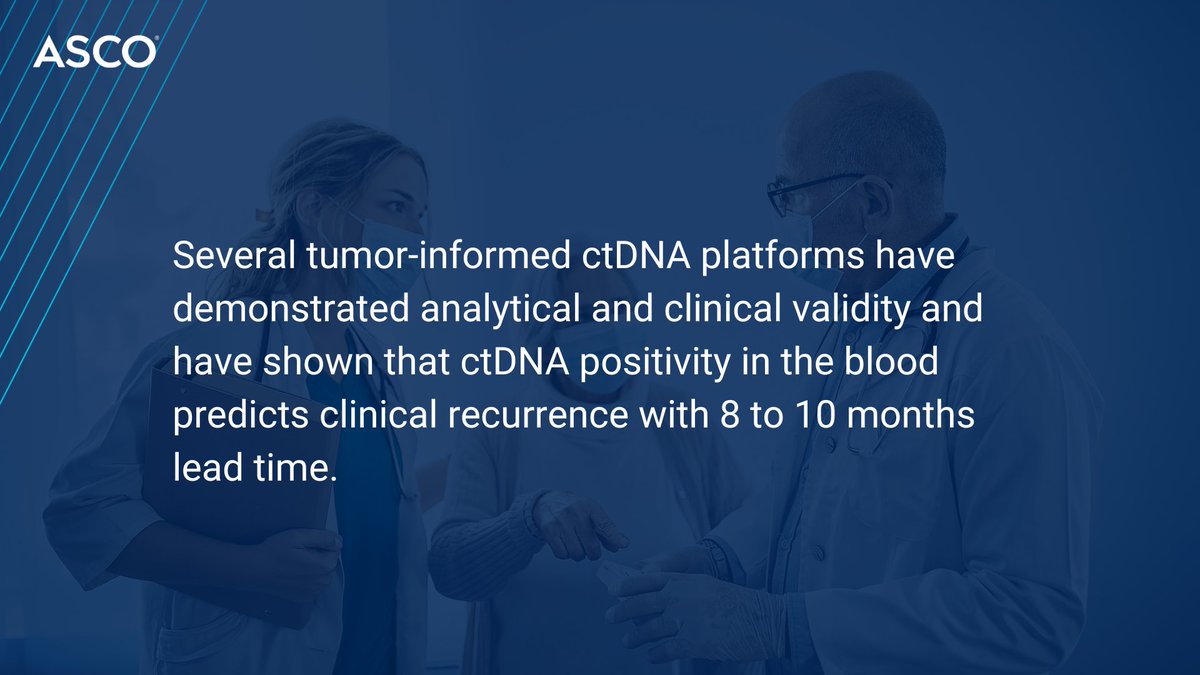 ASCO (@asco) on Twitter photo #ctDNA tests could identify pts w/ early-stage #BreastCancer who will experience recurrence. But w/ no evidence that ctDNA monitoring improves survival, clinical guidelines do not recommend testing. Read more in #ASCODailyNews: brnw.ch/21wIw2b <a href="/MariyaRozenblit/">Mariya Rozenblit</a> <a href="/YaleCancer/">Yale Cancer Center</a> #ctDNA tests could identify pts w/ early-stage #BreastCancer who will experience recurrence. But w/ no evidence that ctDNA monitoring improves survival, clinical guidelines do not recommend testing. Read more in #ASCODailyNews: brnw.ch/21wIw2b <a href="/MariyaRozenblit/">Mariya Rozenblit</a> <a href="/YaleCancer/">Yale Cancer Center</a>