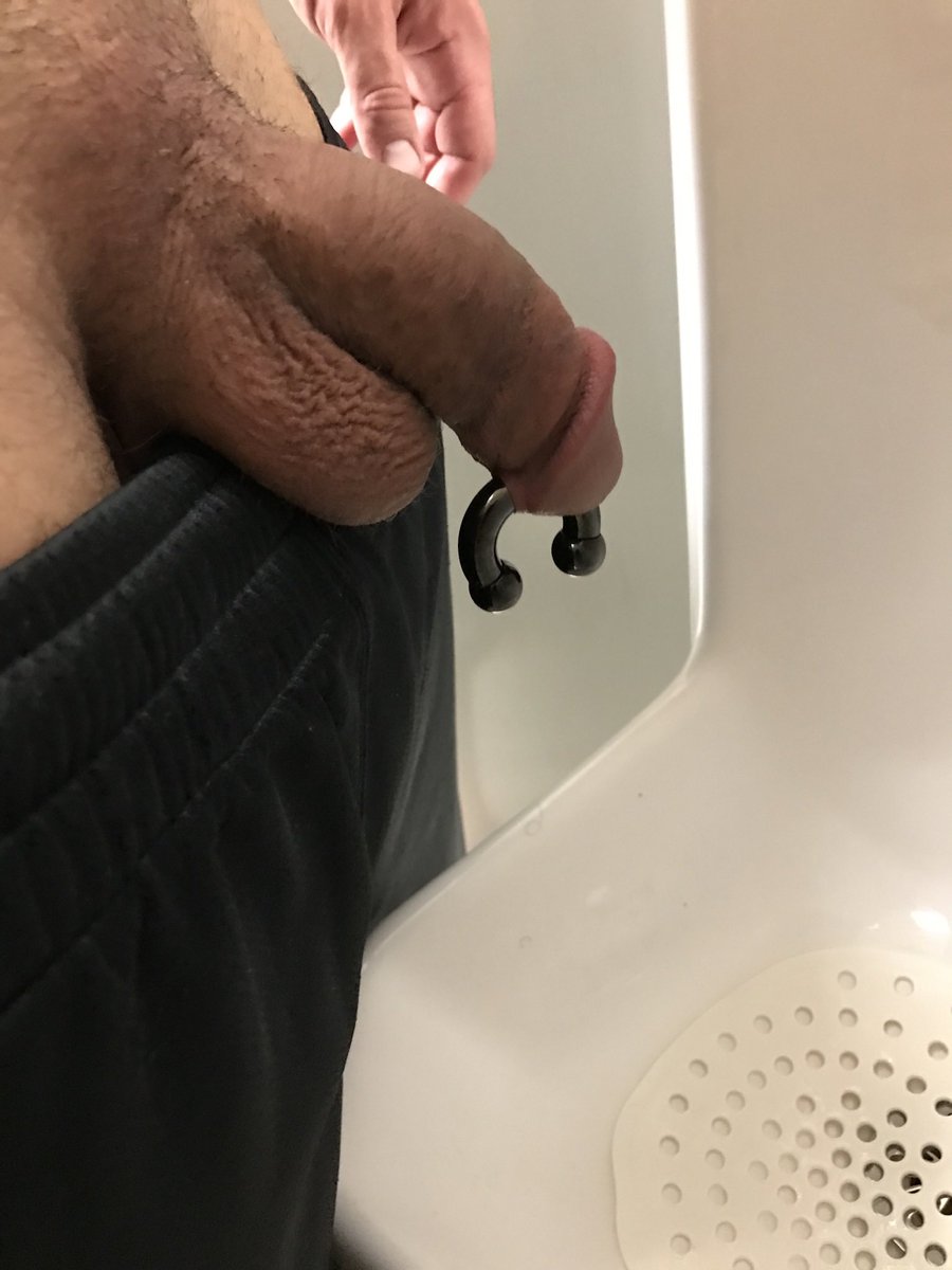 This is what is referred to as a 00g or 00 gauge. #PiercedCockTr #pierced #genitalpiercing #gaydaddy #wellhung #piss