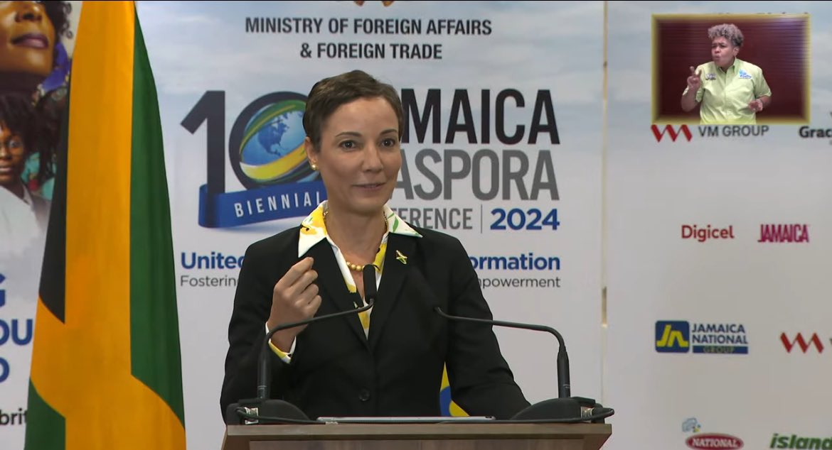 Watch now @kaminajsmith gives keynote speech on forthcoming diaspora conference in June tickets here eventbrite.com/e/10th-biennia… watch also here bit.ly/GlobalLaunchJa