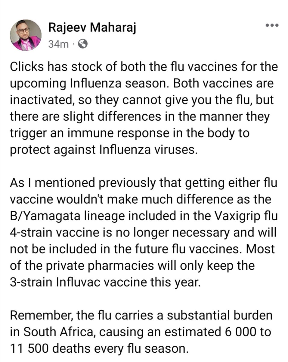 Thanks @Rajeev_The_King for the updates 😊

#FluVaccine