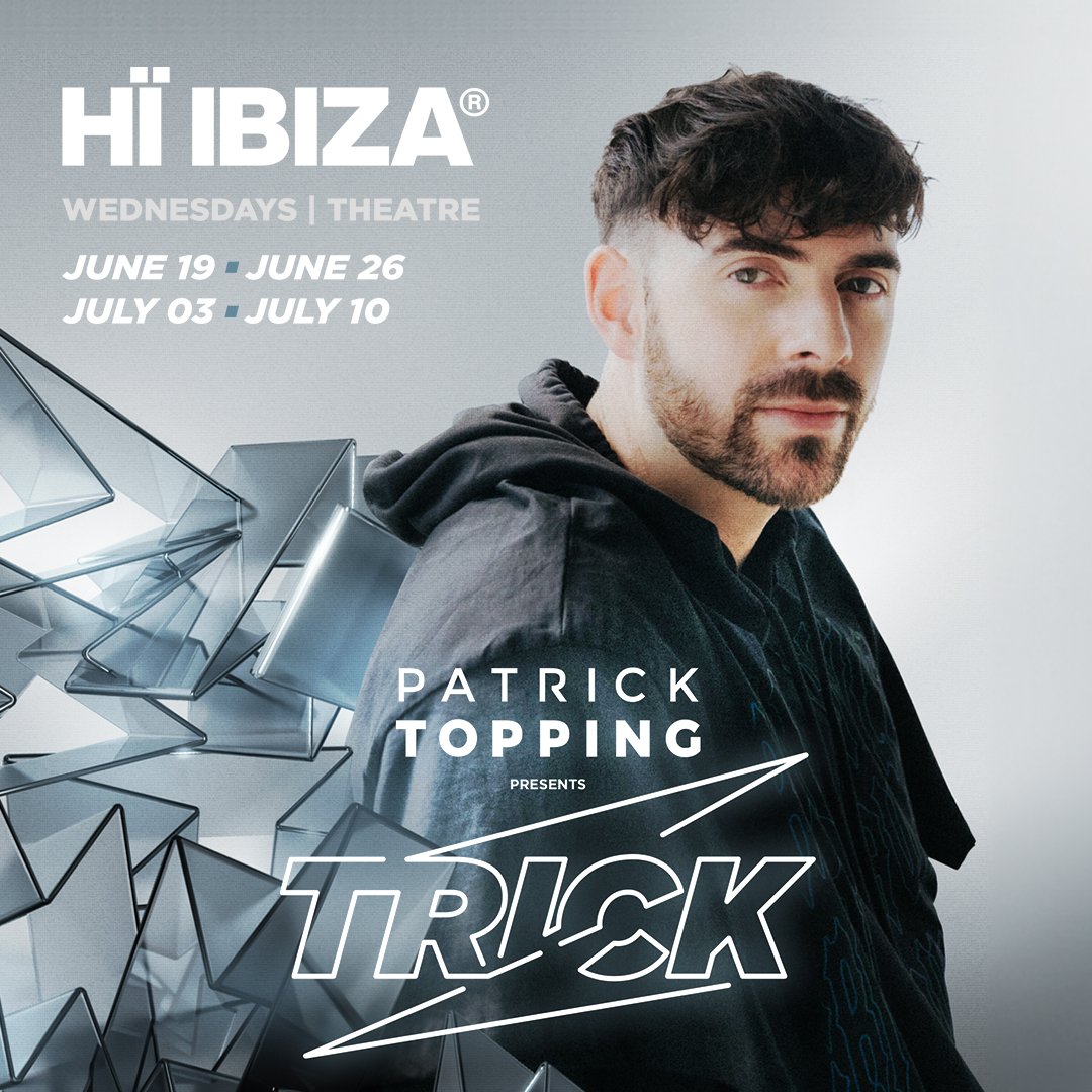 Trick is back in Ibiza! Doing 4 Wednesdays in the main room at @hiibizaofficial 😱⚡ On top of my 12 Mondays in the club room, @tricklabel will be taking over from @followthefishtv for 4 weeks, whilst he’s off having his own baby! ❤️ This is going to be a mad summer with the Hï…