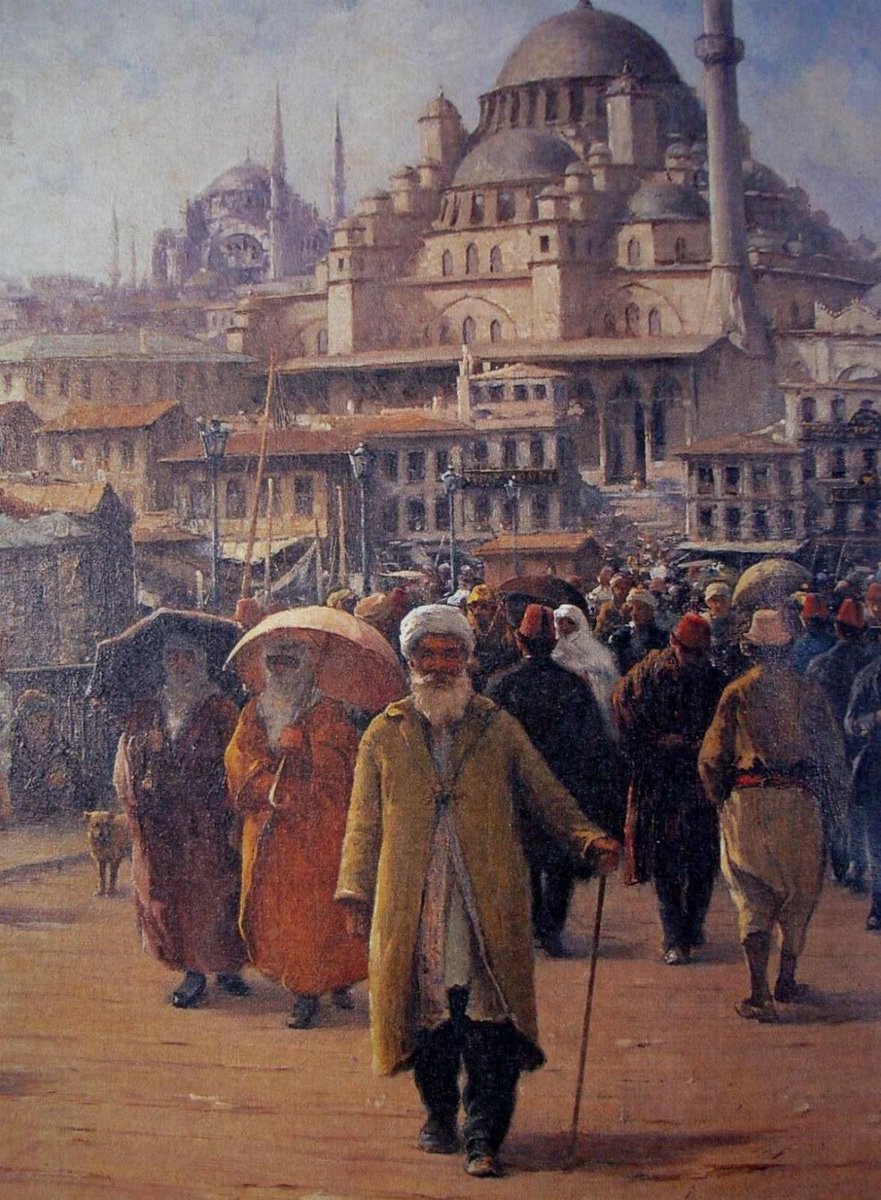 İtalyan ressam Fausto Zonaro, İstanbul Eminönü