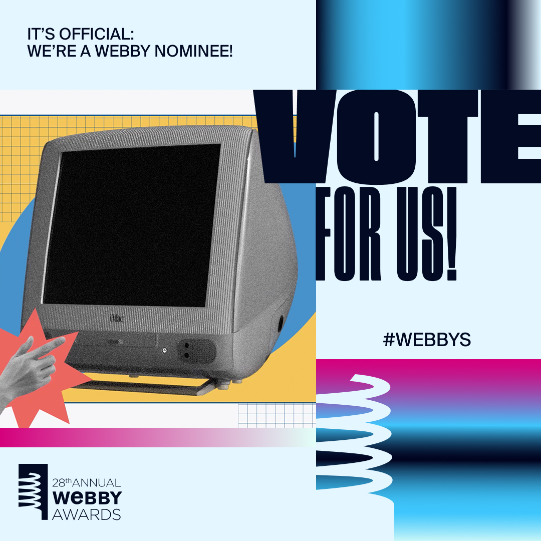 morgmccloy's tweet photo. So excited and proud to learn that a project my team and I worked on has been nominated in The Webby Awards! Vote for us or else!!!! (It's the AI one) https://t.co/aNdrCwwJAr https://t.co/GPwWlGbyU9