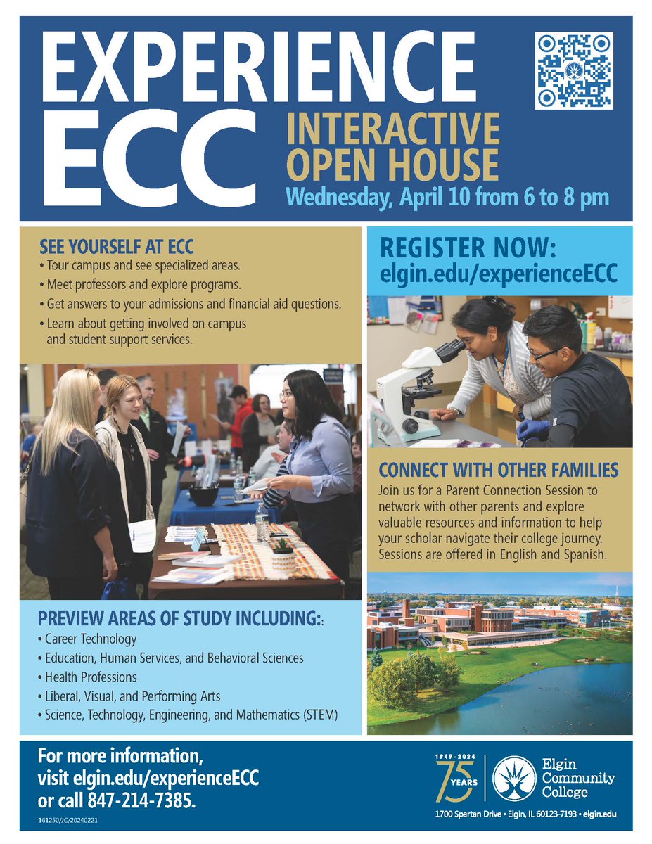 Our partner group @ElginCommColl is hosting an open house next week for anyone interested in becoming a student, and KCT's Business Development Team is thrilled to be attending! Join us for the event and come say hello at the ECC-KCT branch on Wednesday, 4/10 from 6-8pm!