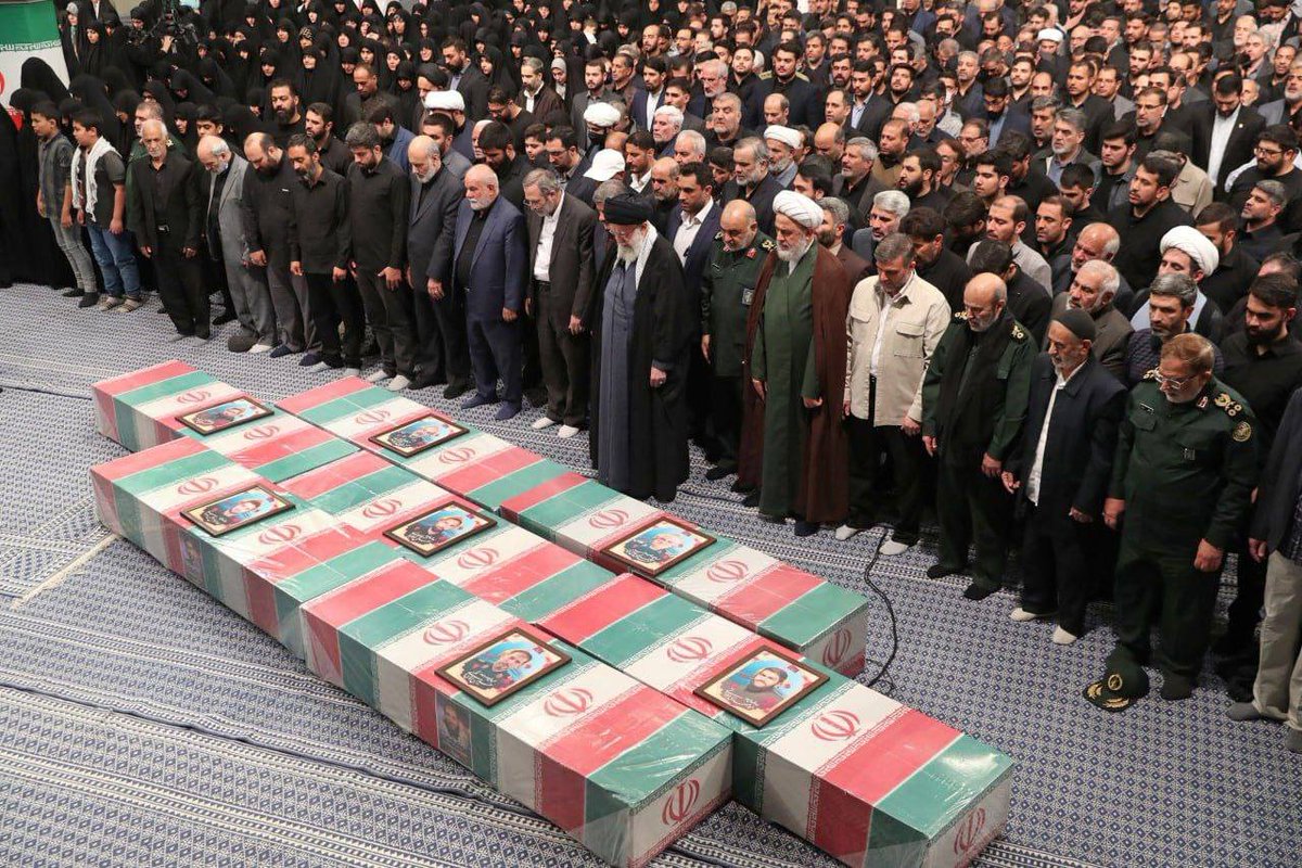 Iran's Supreme Leader Khamenei has led prayers over the coffins of the slain Iranian military personnel from the Israeli strike in Damascus. Their funeral processions will be tomorrow in Tehran. There is unlikely to be any Iranian retaliatory strikes until after that.