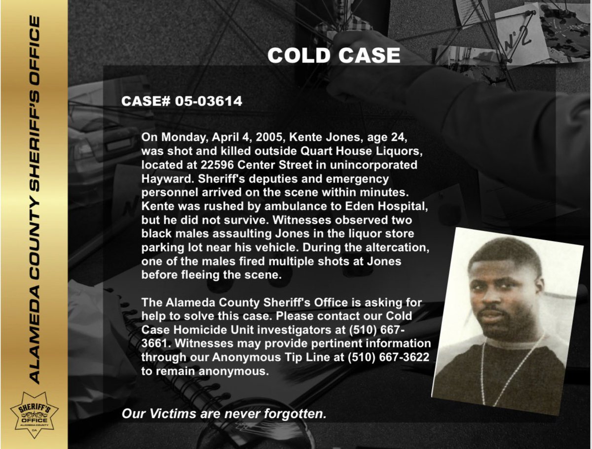 COLD CASE ANNIVERSARY #PleaseShare