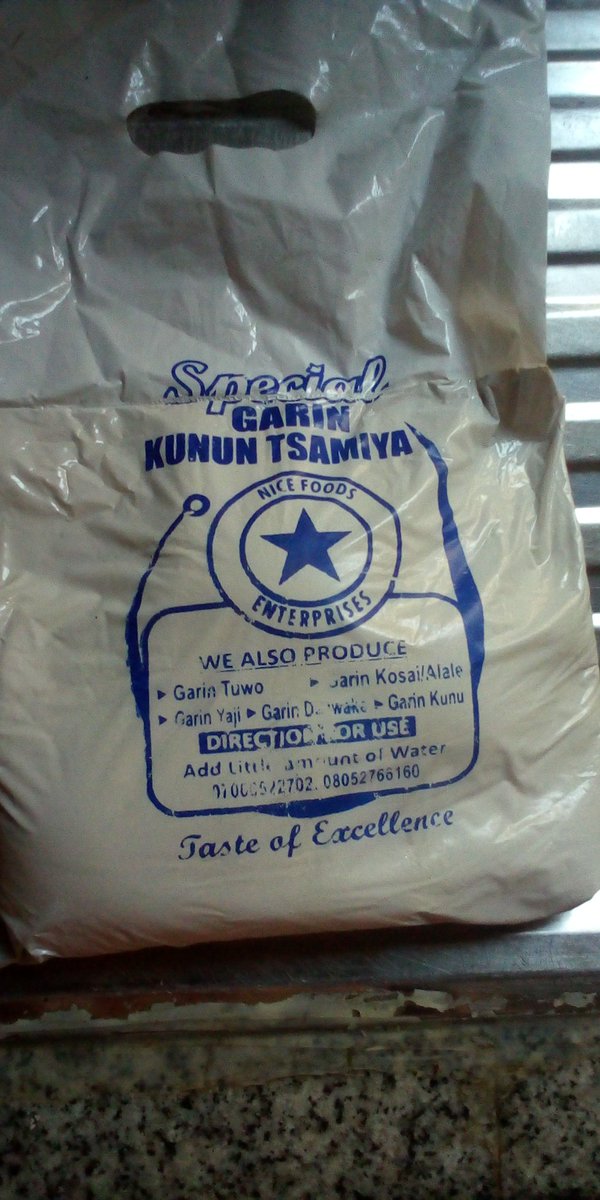 Don Allah ku zo ku saya, wallahi I've more than enough products and no buyers these days.😭 I sell original Danwake, Fankasau and Kunun Tsamiya flour at a very cheap and affordable price. Location: Kaduna Please retweet. Thank you 🙏🏾