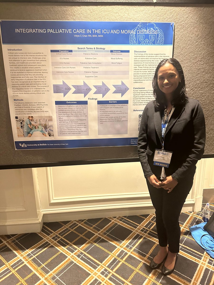 #UBuffalo #nursing faculty and PhD students presented their research on the first day of the @ENRS_Science Conference in Boston. #ENRS2024