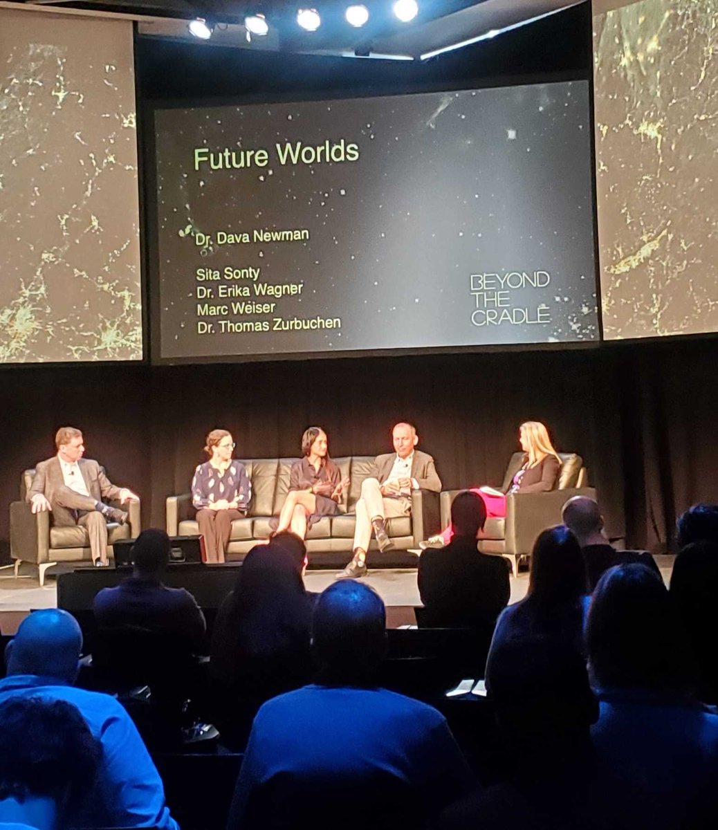 Panel: Future Worlds @Dr_ThomasZ, Professor and leader, Space Programs at ETH Zurich Dr. Erika Wagner, Senior Director of Emerging Market Development, Blue Origin @RPMmarc, Founder and Managing Director, RPM Ventures Sita Sonty, CEO, Space Tango Moderated by Dr. @DavaExplorer