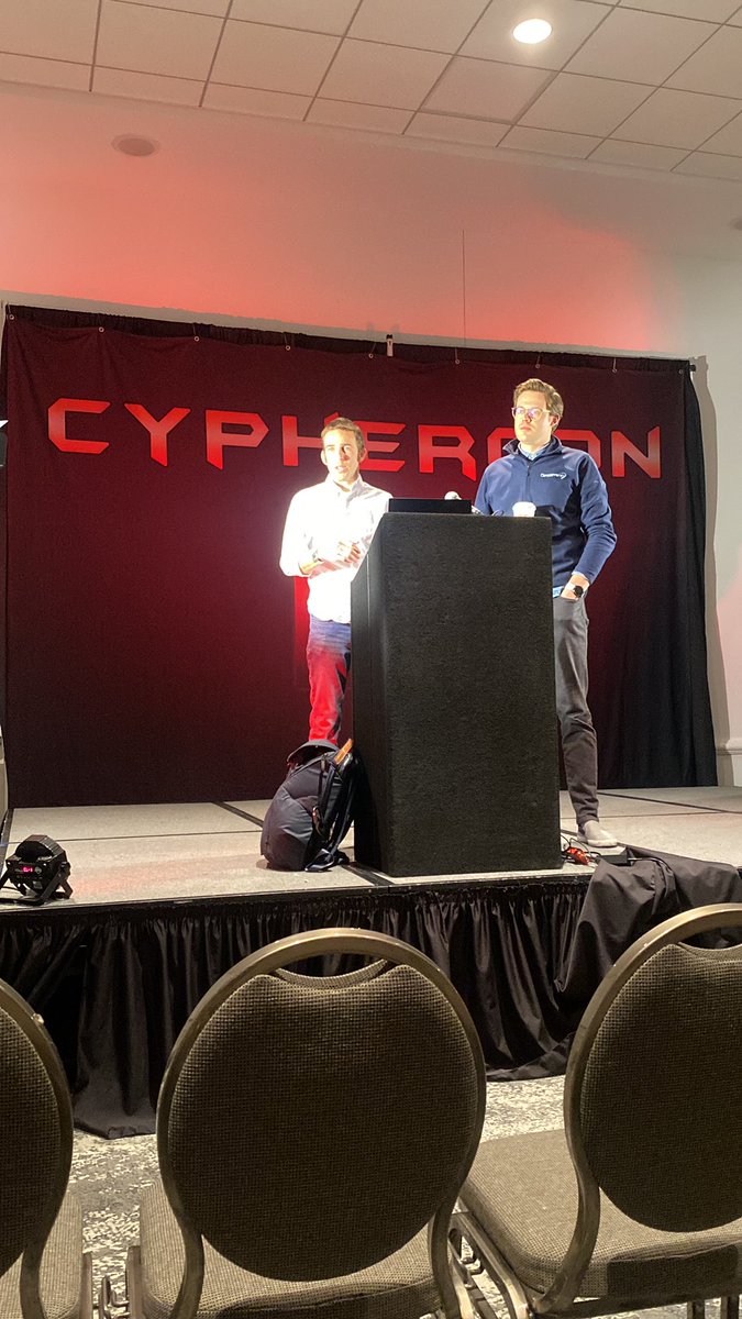 Kicking off @CypherCon 7 by attending a talk on Red Teaming AI platforms with @nlasnoski