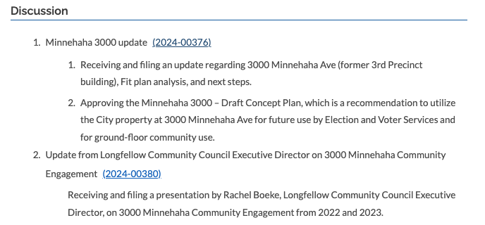 FYI: @CityMinneapolis is proposing to house the city's Elections & Voter Services division in the former Third Precinct police station. The rebuilt building would also include 'ground floor community space.' The City Council is discussing on Monday.